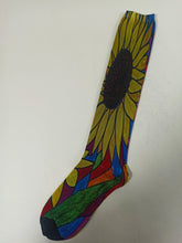 Load image into Gallery viewer, Sunflower Splendor Bamboo Knee-High Socks — Wayne Potrafka