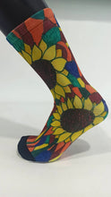 Load image into Gallery viewer, Sunflower Symphony Bamboo Crew Socks — Wayne Potrafka