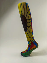 Load image into Gallery viewer, Sunflower Splendor Bamboo Knee-High Socks — Wayne Potrafka