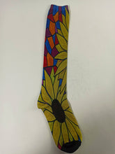 Load image into Gallery viewer, Sunflower Splendor Bamboo Knee-High Socks — Wayne Potrafka